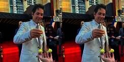 Heboh Paul Rudd 'Scott Lang' Main Lato-Lato di Red Carpet Film Ant Man, Warganet: Udah Sampe Marvel Universe
