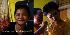 Begini Jadinya Wanita 'Ganteng' Kalau Menikah, Pangling Berubah jadi Cantik