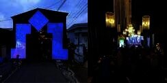 Viral Pernikahan di Tengah Jalan dengan Konsep Mewah, Pakai LED Serasa Konser