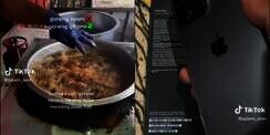 Viral! iPhone Kecemplung Minyak Goreng Panas Tapi Masih Berfungsi, Lihat Penampakannya