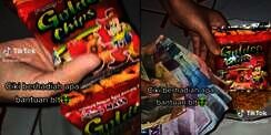 Kaya Instan! Wanita Ini Panen Hadiah Ratusan Ribu dari Ciki Rp500