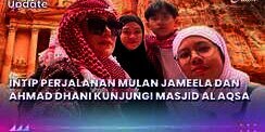 Intip Perjalanan Mulan Jameela dan Ahmad Dhani Kunjungi Masjid Al Aqsa