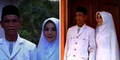 Viral Kisah Pasangan Pengantin Beda Usia 36 Tahun, Dulu Nangis Tak Terima Dijodohkan, Kini Wanita Ini Nasibnya Berubah Drastis