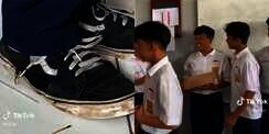 Video Haru Siswa SMP Patungan Sekelas Belikan Sepatu Teman yang Sudah Usang, Ditonton Sampai 6 Juta Kali