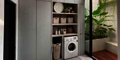 Desain Laundry Room Keren Samping Taman, Jadi Tampak Estetik