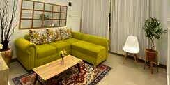 Sofa Lime Green Bikin Ruangan Jadi Lebih Fresh
