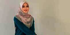 Hijab Motif dengan Look Elegan, Cocok untuk Acara Formal