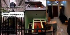 Diejek karena Bangun Rumah di Lahan Sempit Terjepit Bangunan Tinggi, Saat Sudah Jadi Desain Interiornya Bikin Melongo