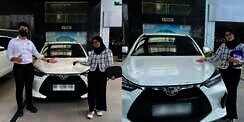 Dipenuhi Rasa Bahagia, Wanita Asal Medan Ini Resmi Terima Mobil Agya Rp1 dari Flash Sale Rp1 Shopee