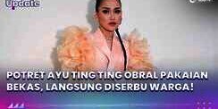 Potret Ayu Ting Ting Obral Pakaian Bekas Miliknya di Depan Rumah, Langsung Diserbu Warga!
