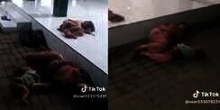 Momen Pilu Pria Hendak Sholat Subuh Temukan Ibu dan Dua Anaknya Tidur di Pelataran Masjid Tanpa Alas dan Selimut