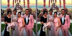 Reuni Pemain AADC di Pernikahan Adinia Wirasti, Penampilan Dian Sastro dan Nicholas Saputra Pakai Outfit Pink Jadi Sorotan