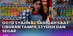 OOTD Syahnaz Sadiqah saat Liburan, Tampil Wow