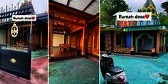 Bikin Syok! Rumah Desa Semi Joglo Milik Tukang Bangunan, Besar dan Luas Banget sampai Punya Musholla Sendiri