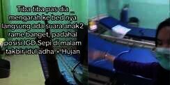 Merinding! Iseng Rekam Suasana IGD Malam Hari, Perawat Kaget Dengar Suara Anak-anak di Ranjang Kosong, Tercium Bau Amis