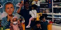 Momong 4 Anak, Lihat Aksi Papa Ricky Harun