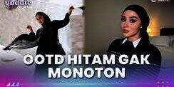 OOTD Hitam ala Margin Wieheerm, Gak Monoton