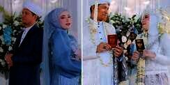 Viral! Gadis 19 Tahun Ini Bahagia Menikah dengan Pria Berumur 53 Tahun, Sudah Dikenalnya Sejak TK
