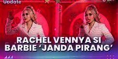 Gaya Centil Rachel Vennya Jadi Barbie Janda Pirang