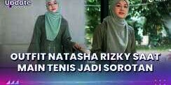 Outfit Natasha Rizky Saat Main Tenis Jadi Sorotan