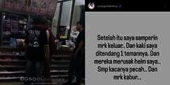 Pemicu Atlet MMA Rudy Golden Boy Baku Hantam dengan 2 Pemuda di Minimarket, Sebut Helm Dirusak