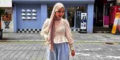 Mix and Match Outfit Gemas ala Gadis Korea untuk Hijaber