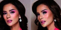 Potret Astrid Tiar Tampil dengan Makeup Pink, Bak Barbie Hidup