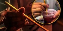 Pria Ini Punya Sedotan Emas Seharga Rp233 Juta Buat Minum Teh Susu