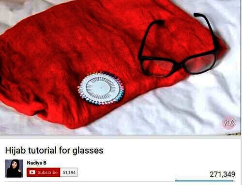 Hijab Tutorial si Pengguna Kacamata