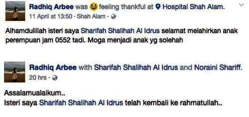 Status FB Radhiq