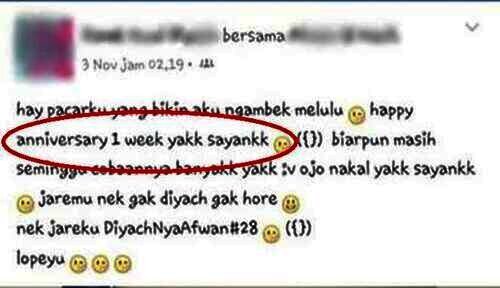 Ucapan Anniv Anak SD