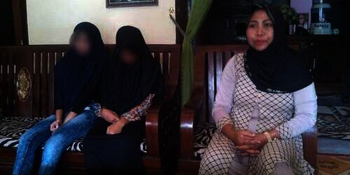 Wijiyati ibunda korban