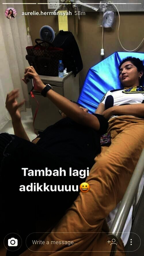Instagram Stories Titania Aurellie Hermansyah