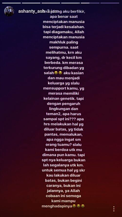curhatan panjang ashanty