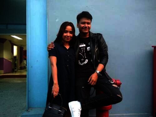 ilham dan calon istrinya