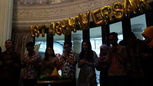 syukuran bisnis kecantikan Ashanty
