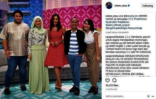 ruben onsu dan Ayu Ting Ting