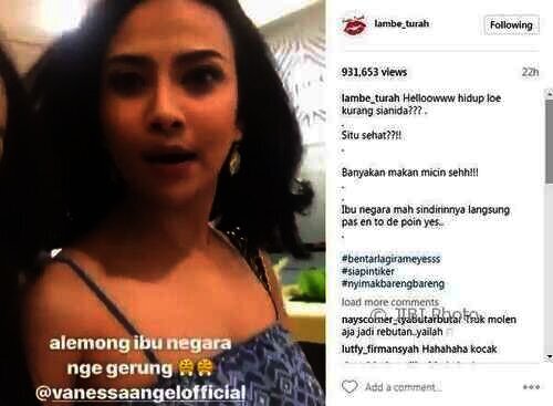 Vanessa Angel marah-marah