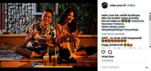Ruben Onsu dan Sarwendah