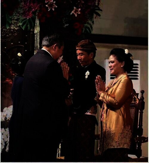 SBY dan Jokowi saat pernikahan Kahiyang