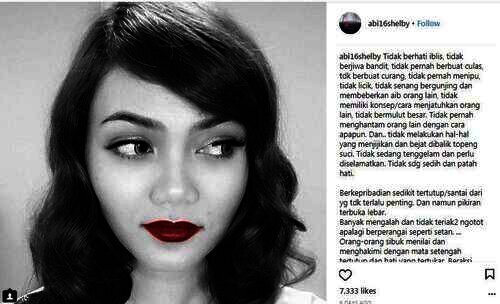 komentar adik rina nose