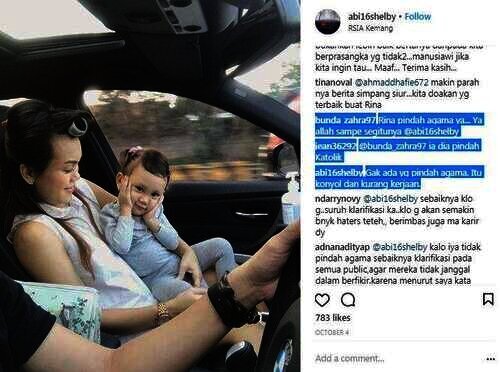 penjelasan adik kembaran rina nose