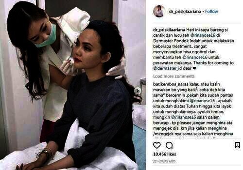 Rina tanam benang