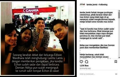 kondisi Edison Wardhana