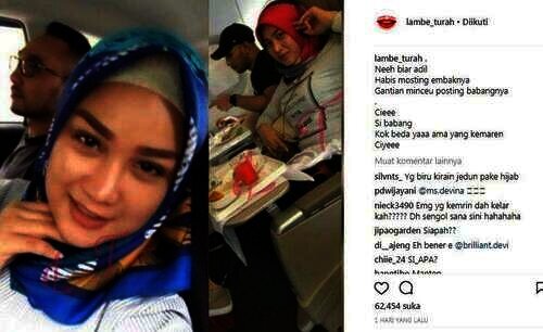 enji bareng wanita berhijab
