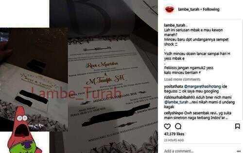 undangan revi mariska undangan revi mariska