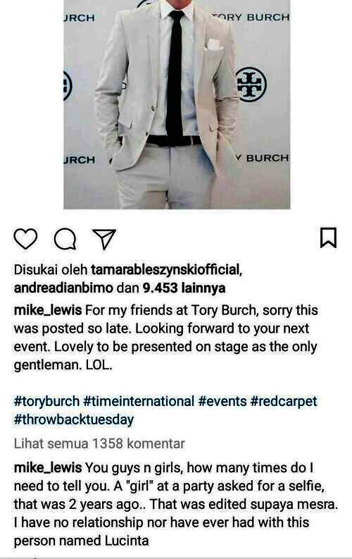 klarifikasi Mike Lewis klarifikasi Mike Lewis