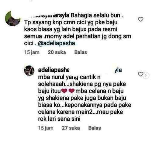 komentar adelia pasha