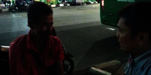 Leonard saat diamankan petugas