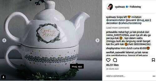 sovenir Syahnaz dan Jeje